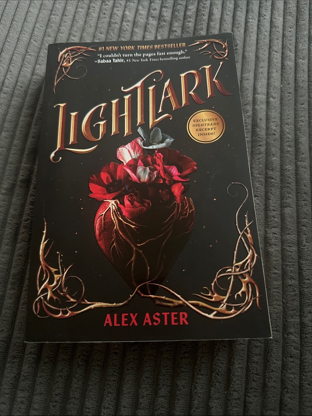 Lightlark by Alex Aster paperback